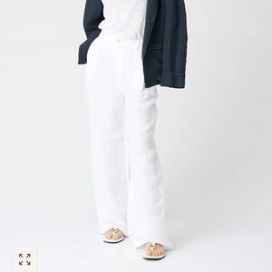 NWT 120% Lino wide leg pants